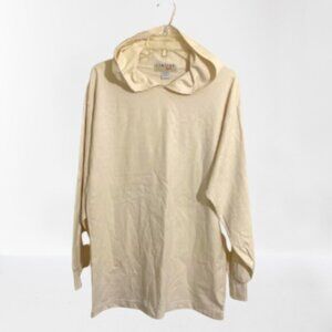 NWOT LIMITED Too Youth Boy's Lightweight Cotton Hoodie T-Shirt IVORY Size 16